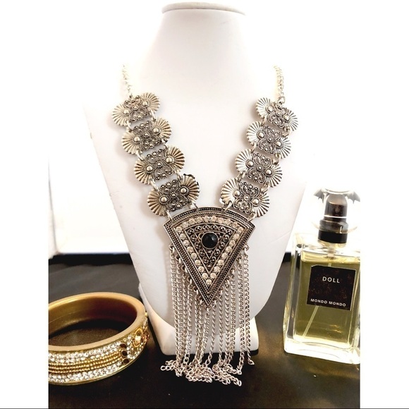 BOHEMIAN FRINGE FESTIVAL LONG PENDANT #435 - Picture 1 of 1